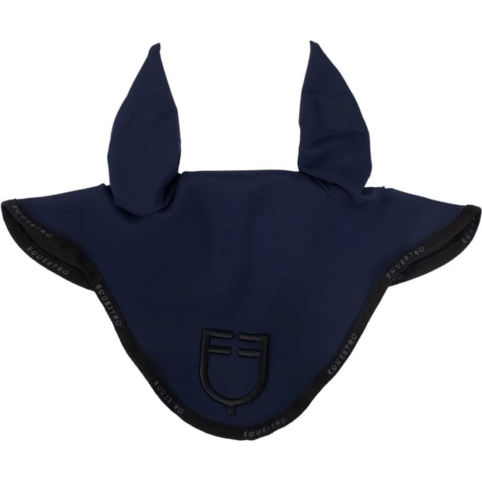 Korte muts van technische stof met logo Equestro