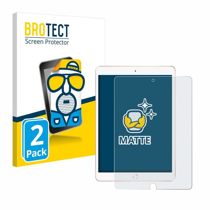 BROTECT - Screenprotector voor Apple iPad WiFi 10.2" 2019 / 2020 - Folie Beschermfolie matte 2 Stuks