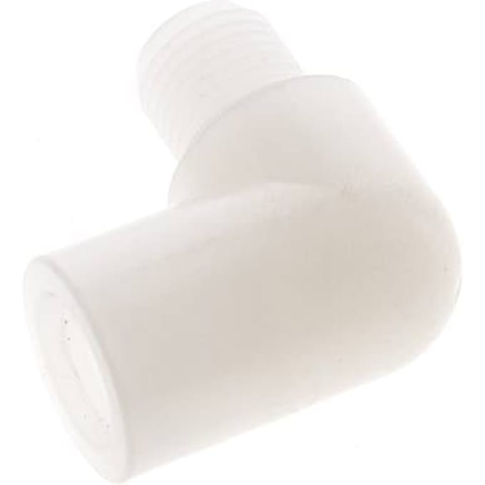 90° L-Koppeling G1/4'' Buitendraad X Binnendraad PVDF 10bar FDA
