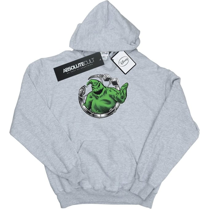 Disney Dames/Dames Nightmare Before Christmas Roll The Dice Hoodie (Sportgrijs)