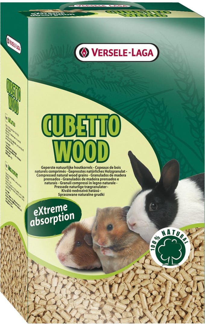 Versele-Laga Cubetto Wood Houtkorrels - 12 L