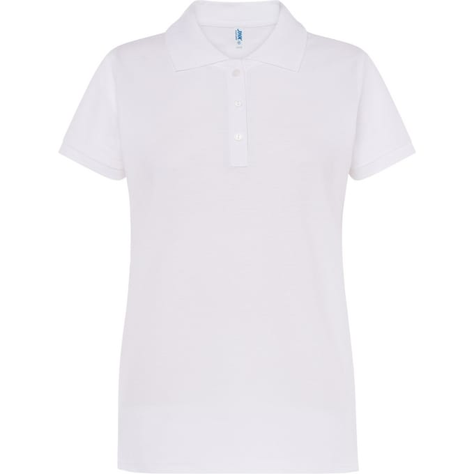 JHK Dames/Dames Regular Poloshirt (Wit)