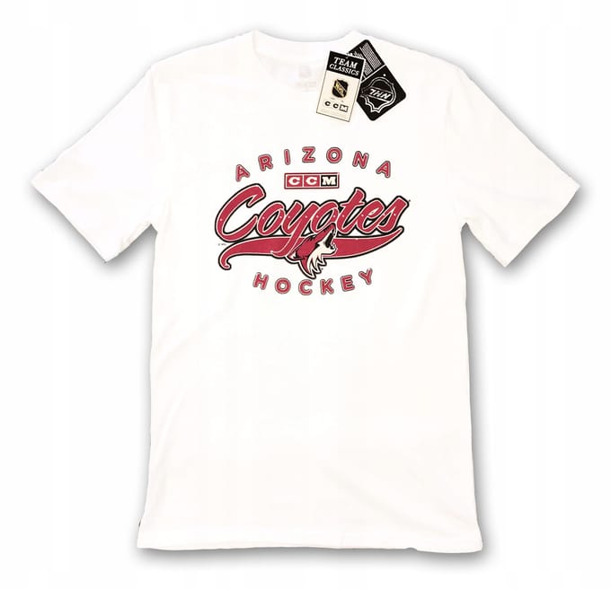 T-shirt Ccm Arizona Coyotes Hockey Nhl M white