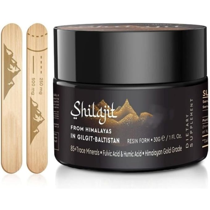 Shilajit Hars - Puur - 30g - Biologisch - Herkomst Himalaya - Energie & Vitaliteit