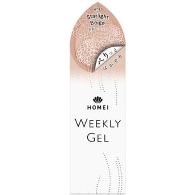 Homei - Weekly Gel Nail Polish WF62 Starlight Beige 10ml