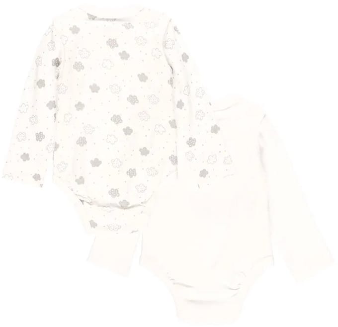 Boboli 18b203 Body Met Lange Mouwen Wit 6 Months Jongen