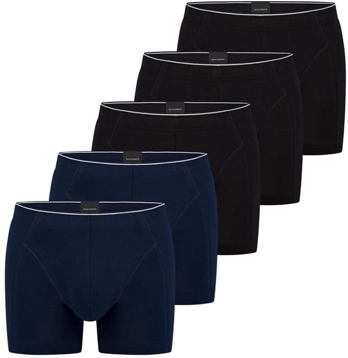 Schiesser Heren retro short / pant 5 pack 95/5 Originals Cotton
