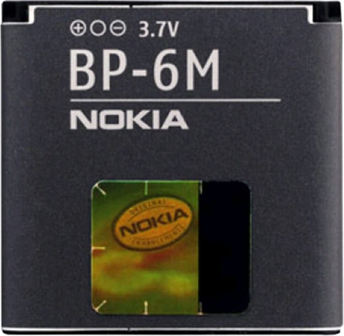 Nokia Batterij 970 mAh Li-Polymer BP-6M