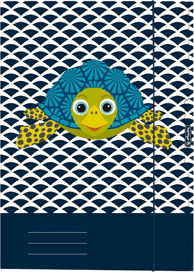 A4 Verzamelmap Schattige Dieren met Schildpad