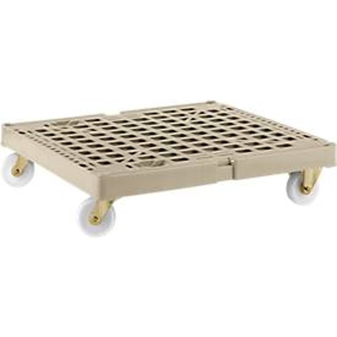 Transportroller - HDPE - L 810 x B 720 mm - draagvermogen 500 kg - grijs