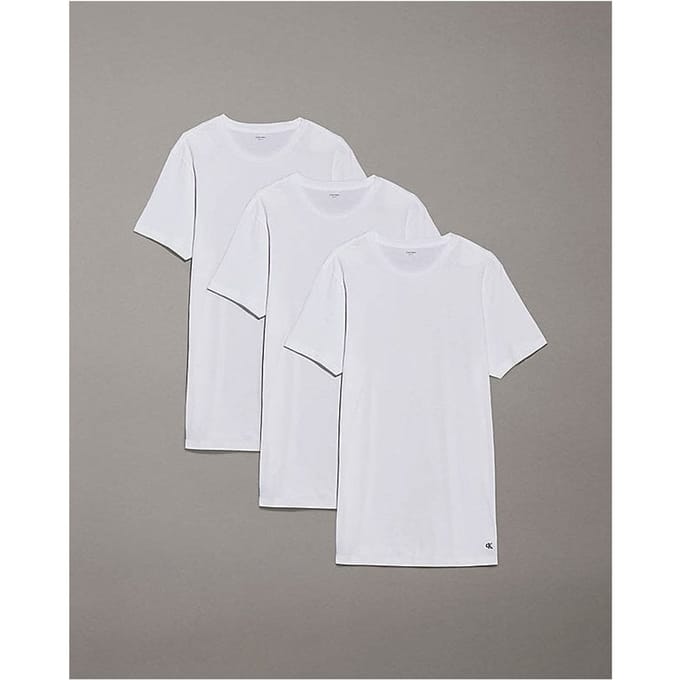 Calvin Klein Heren 3-Pack Heren Korte Mouwen T-shirts