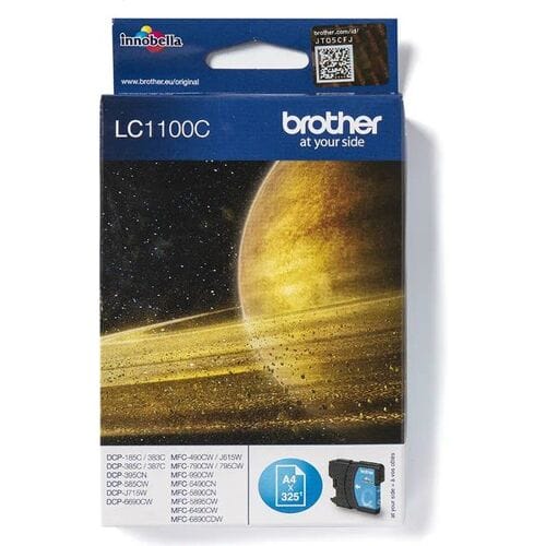 Brother Inktcartridge LC-1100C Cyaan