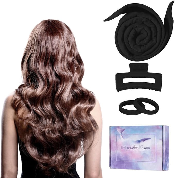 Dailygoods- Krulspelden Hittevrij - Krulset - Haarrollers - Haarspeld - Polyester/Katoen - Veilig voor het Haar - Haarkruller