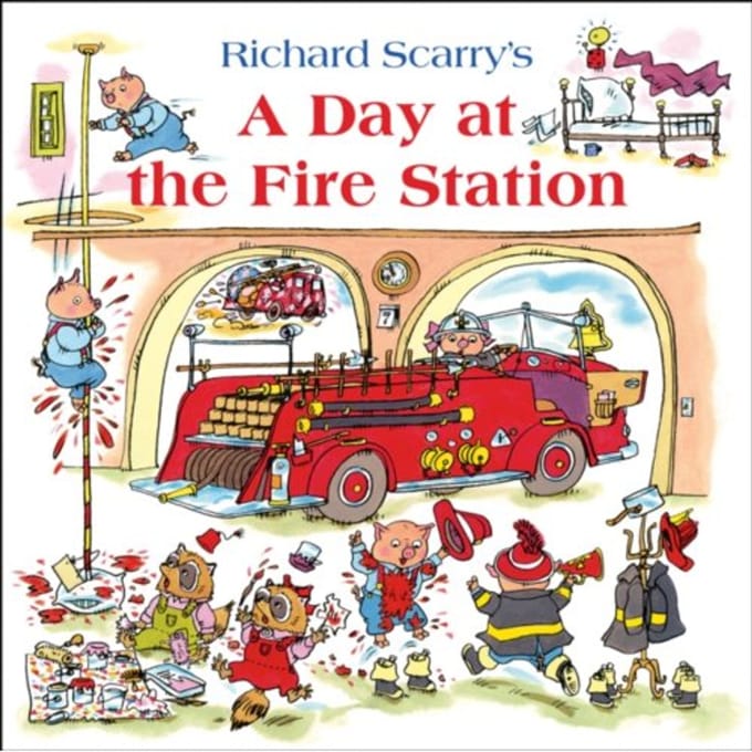 A Day At The Fire Station - Richard Scarry