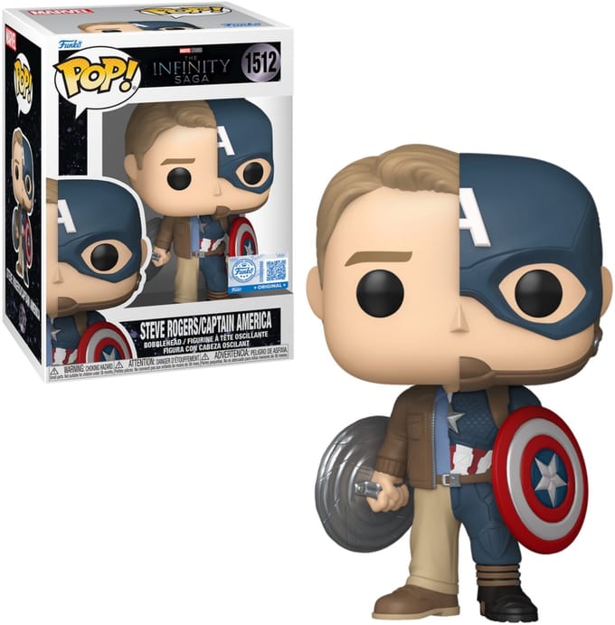 Funko Pop! Marvel Infinity Saga - Steve Rogers / Captain America #1512 Special Edition Exclusive