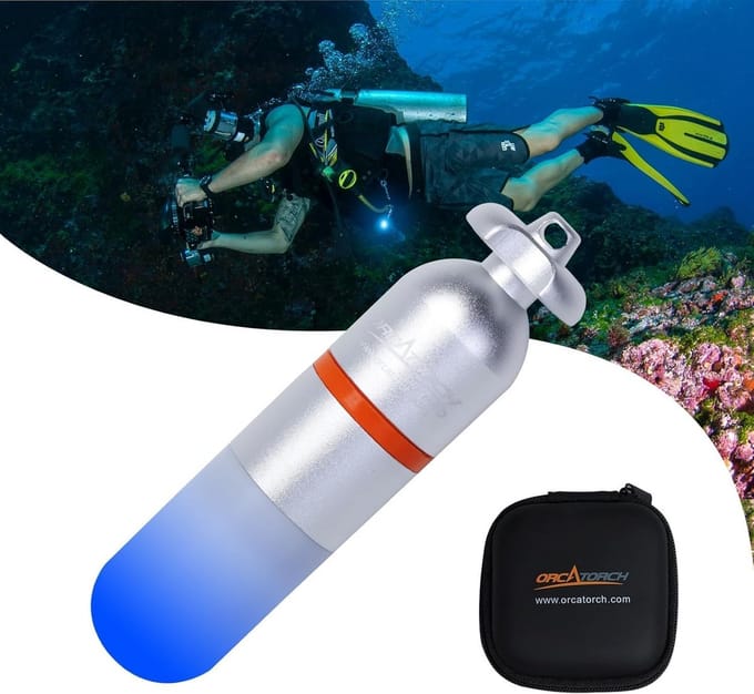Mini LED Strobe Signaallicht voor Duiken en Veiligheid Onderwater