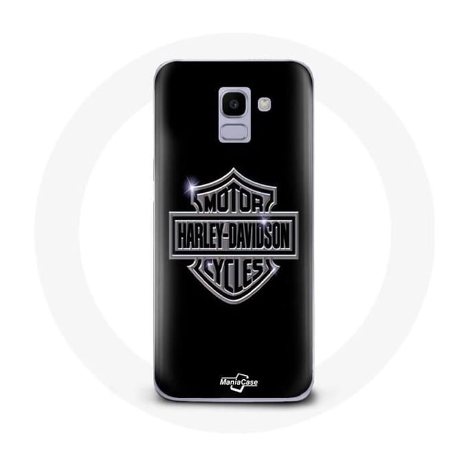 Hoesje voor Samsung Galaxy A8 2018 Harley Davidson motorfietsenlogo