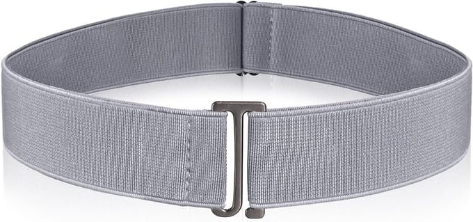 Verstelbare Dames Elastische Riem met Platte Gesp - Onzichtbare Tailleband voor Jeans, Jurken en Broeken
