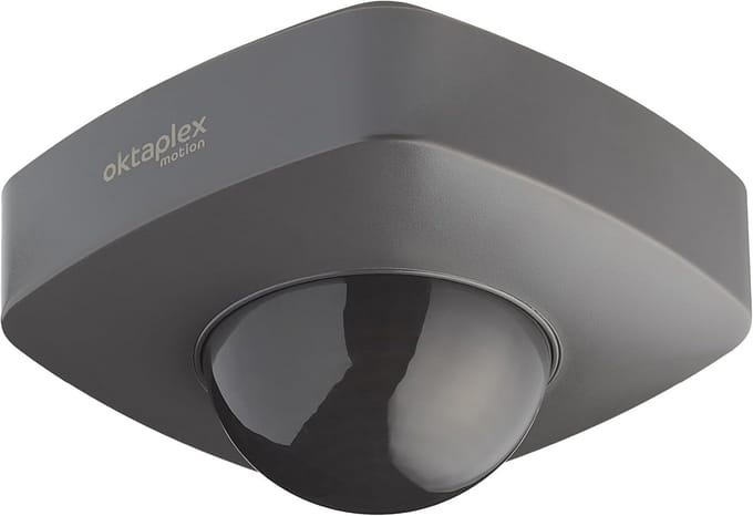 2-delige set 360° bewegingssensor voor buiten - IP65 weerbestendige aanwezigheidsmelder