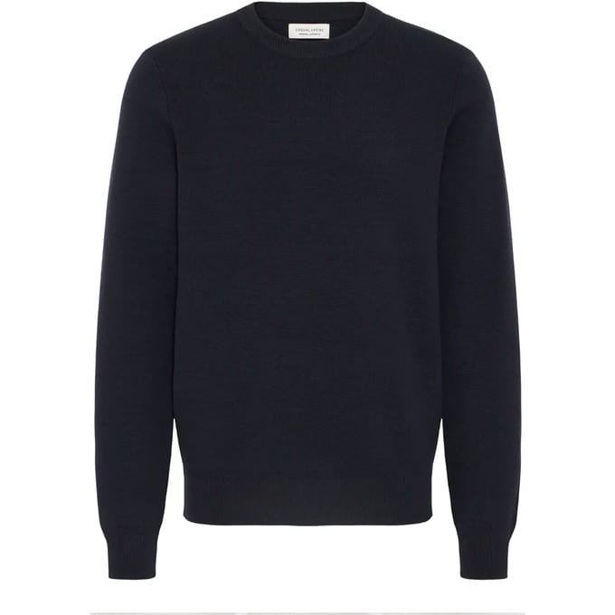 Gebreide pullover met ronde hals, model 'THEO'