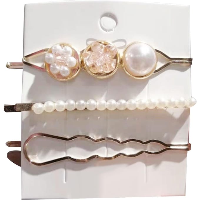 Parelclip Delicaat Exquise Legering Modieus Meisje Haarspelden voor Haaraccessoires Wit wit