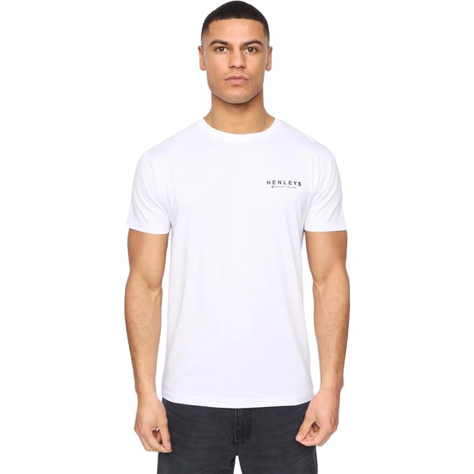Henleys Heren Henycore T-Shirt (Pak van 3) (Wit/blauw/zwart)