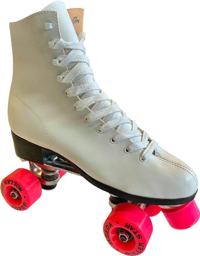 ROLLER DERBY U-965 - Rolschaatsen - Roller Star - Retro - Wit - Maat USA 9 - Maat 41