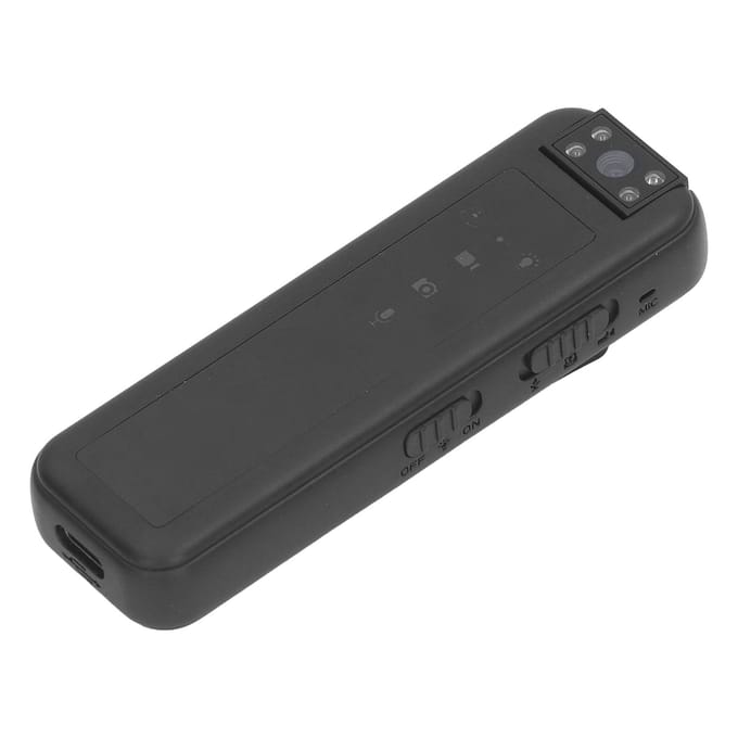 Mini Caméra 1080P Enregistreur Vidéo Caméra Vidéo de Poche Portable avec Clip et Indicateur LED