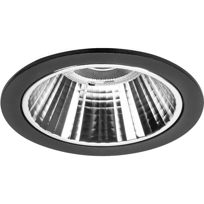 BRUMBERG Apollo Mini facetgeslepen DALI, rond, 4.000 K, zwart
