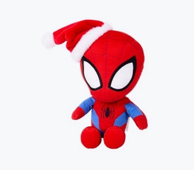 Spiderman Kerstknuffel – Disney – Pluche 25 cm – Disney Feesteditie – Christmas – Spidey