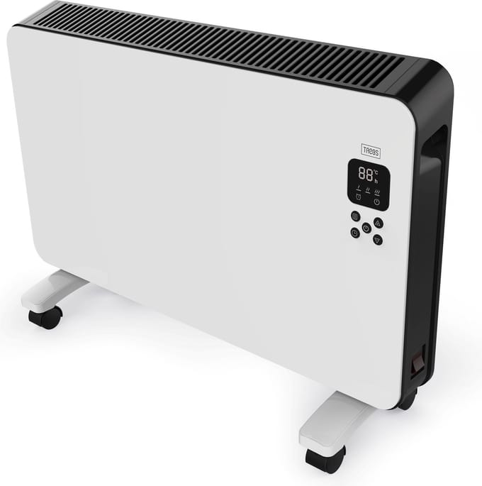 Trebs 99402 - Elektrische Convectorkachel - Micathermisch - Verstelbare Thermostaat - 2000W