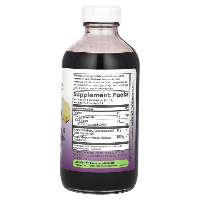 Dynamic Health, Vlierbes & Honing Tonic, 8 fl oz (237 ml)