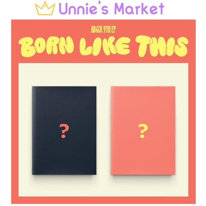 AB6IX BORN LIKE THIS Standaard ver. 9e EP-album Random ver. red