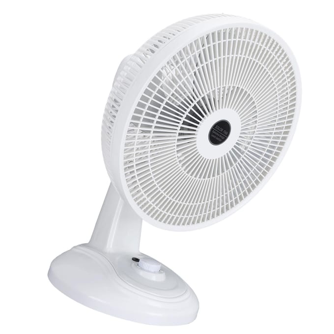 Zonne-tafelvloer ventilator Multifunctioneel Stil Efficiënt 3 Niveaus Verstelbaar Staande Voetventilator voor gray