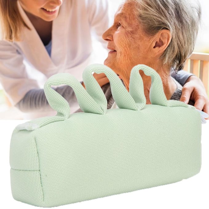 Professionele Vinger Separator Anti-Plak Vinger Hulp Beschermer Bed Ouderenzorg PadGroen