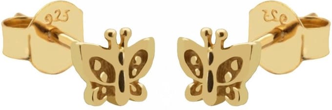 Karma Oorbellen Butterfly | Goud
