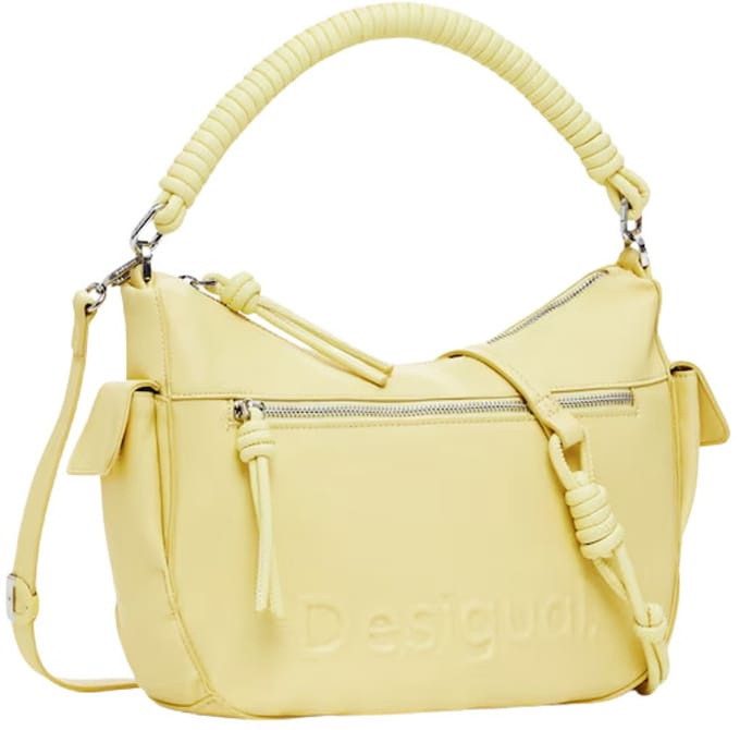 Desigual Schoudertas Astana Fantasy Shoulder Bag Amarillo Pastel Lichtgeel