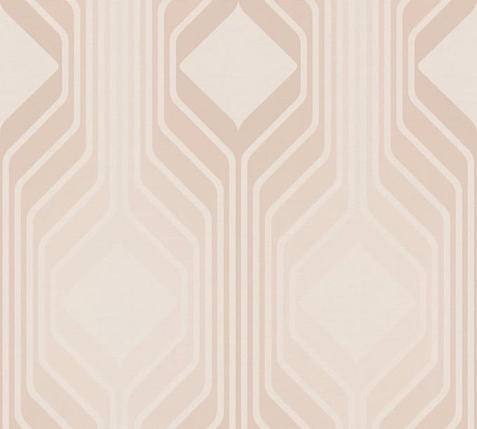 RETRO BEHANG | Grafisch - beige crème - A.S. Création Retro Chic