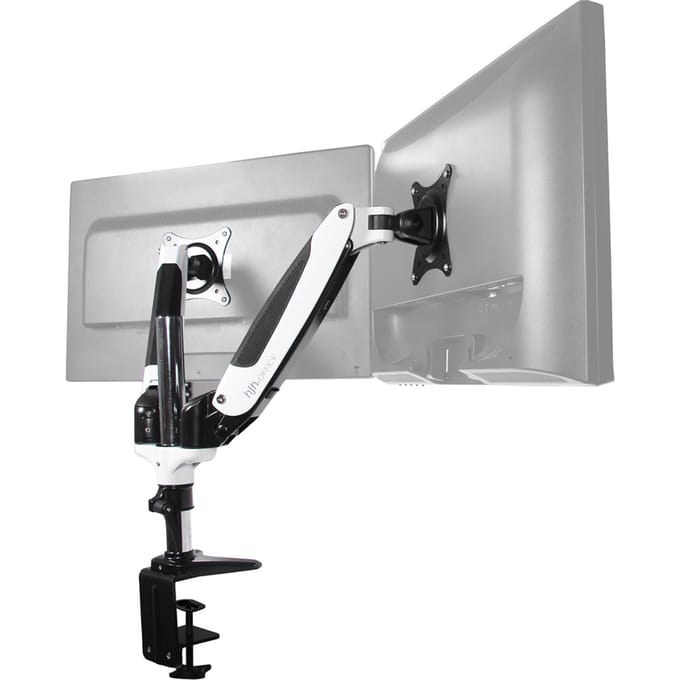 Monitorarm VM-MG2S 2-Arm 15 - 27 zwart/wit hjh OFFICE