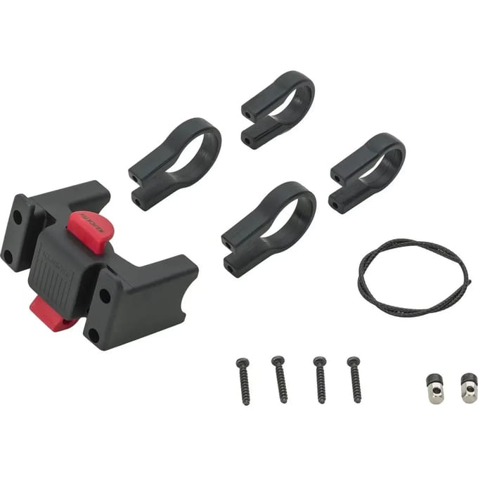 Vaude Bike Klick Fix System For Handle Bar Bags Adapter Zwart
