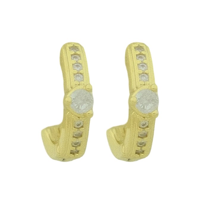 Little Hoop Earrings Gold 14K