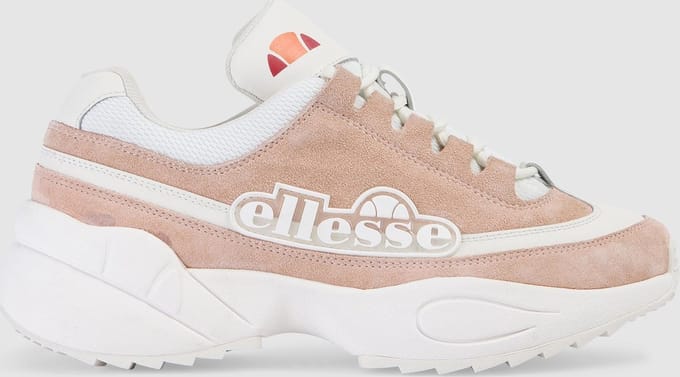 Ellesse Sparta Lthr AF Dames Sneakers - Poeder Roze/Gebroken Wit - Maat 37