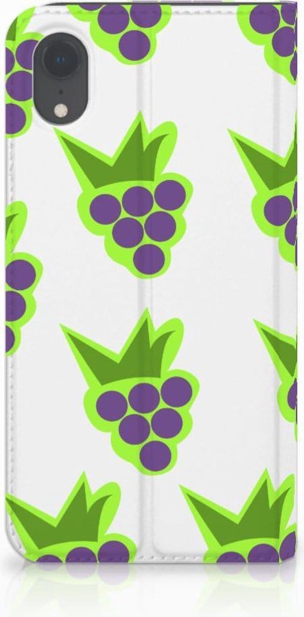 Apple iPhone Xr Flip Style Cover Druiven