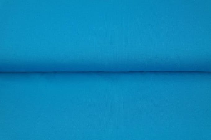 Boordstof Uni - Aqua Blauw - 1 meter