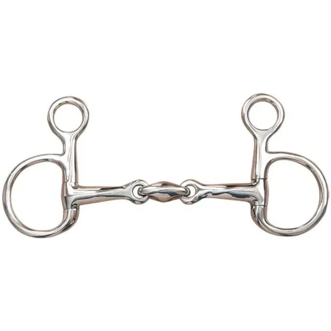 Baucher dubbel snaffle bit voor paarden T de T
