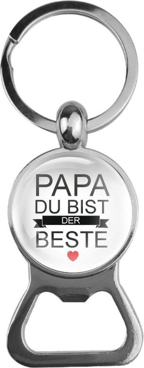 Bieropener Glas - Papa Du Bist Der Beste
