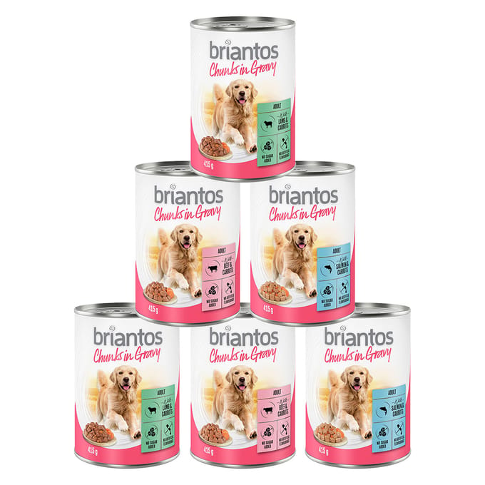 Briantos Chunks in Gravy Probeermix - 6 x 415 g