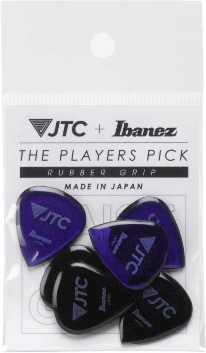 Ibanez PJTC1R Jam Track Central Short Teardrop Guitar Pick 2.5mm (6-Pack) - Plectrum set