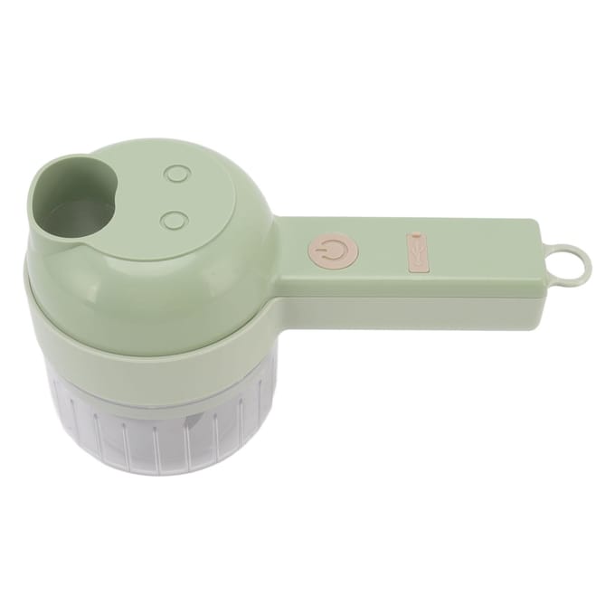 4 in 1 Elektrische Groentesnijder Mini 200ml USB Opladen Handheld Draadloze Voedselprocessor voor beige