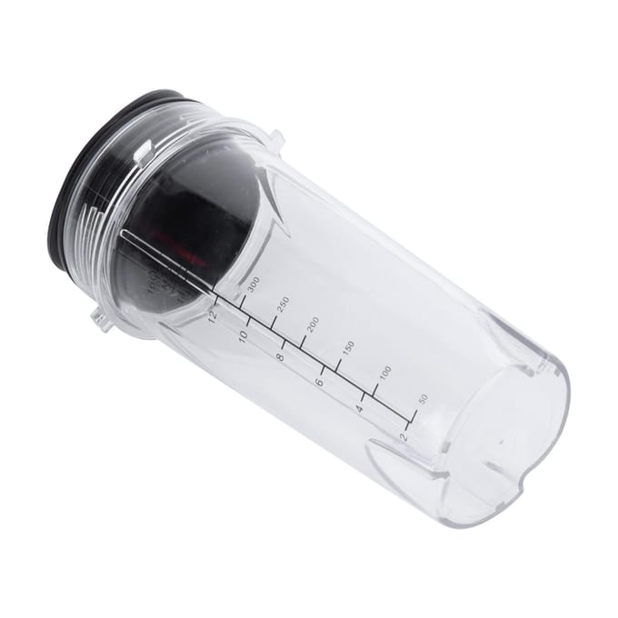 16oz Vervangbeker Blenderbeker Container met Klapdeksel Geschikt voor Nutri Ninja Blender Accessoires white